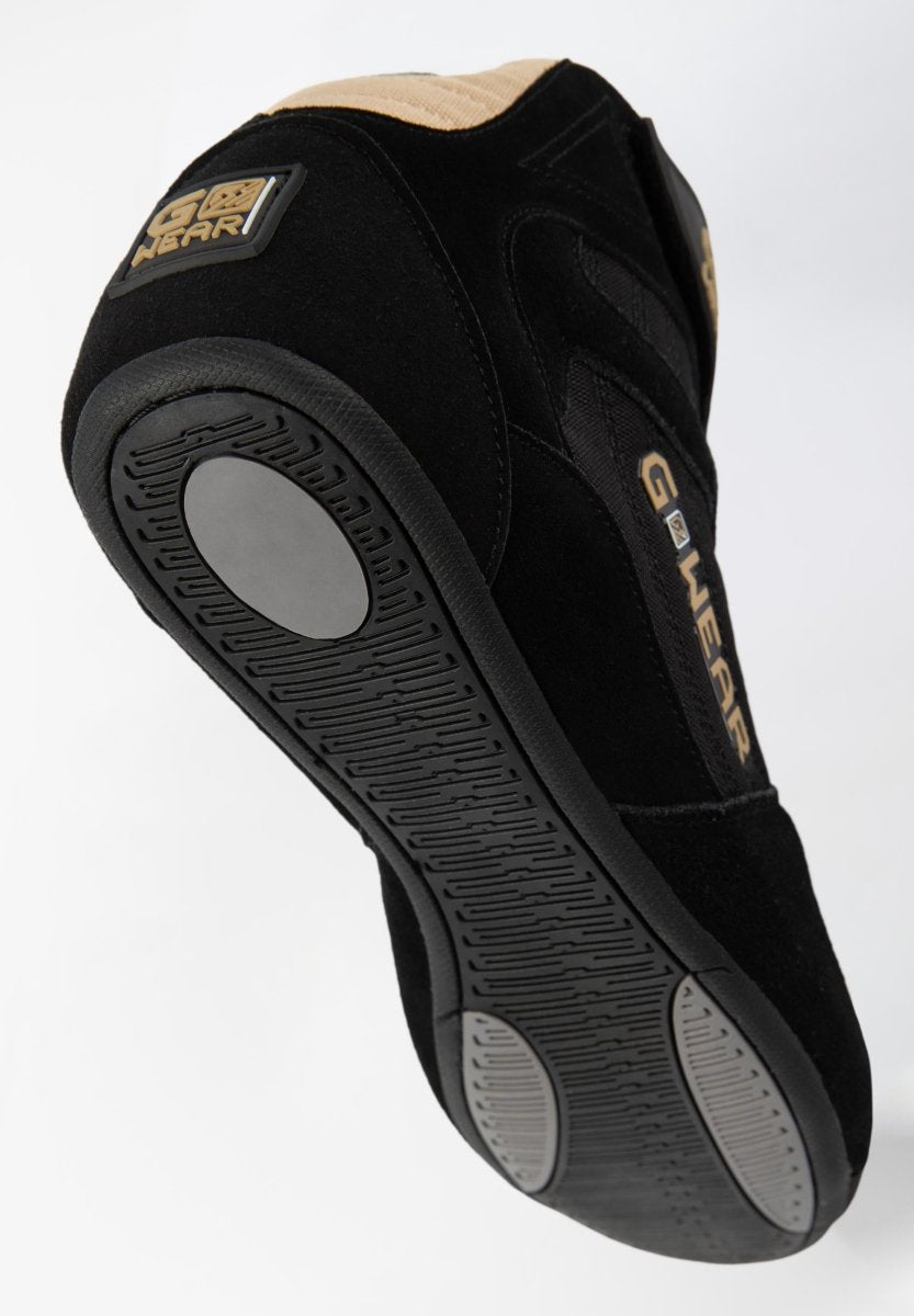 Gwear Pro high Tops Black/Gold Urban Gym Wear - Main Image