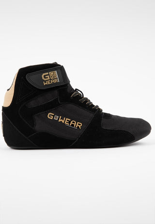 Gwear Pro high Tops - Black/Gold - Urban Gym Wear