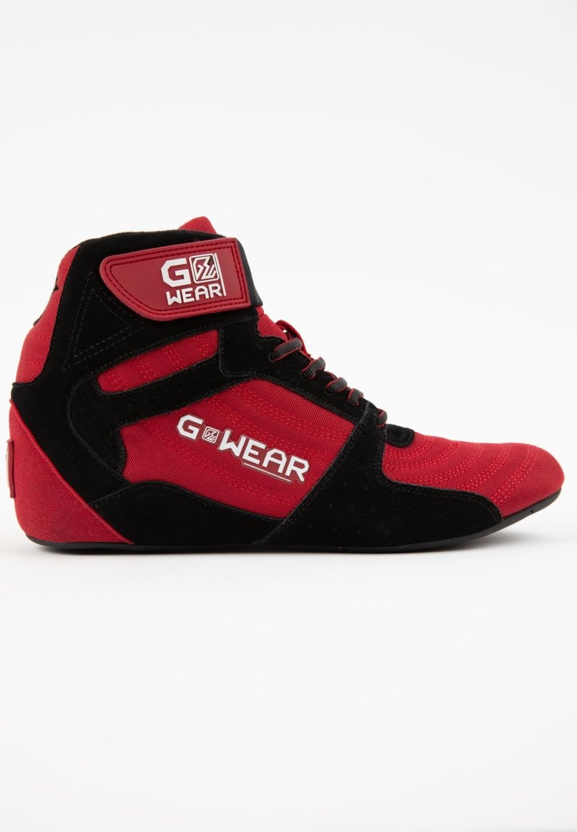 Gwear Pro high Tops - Red/Black - Urban Gym Wear