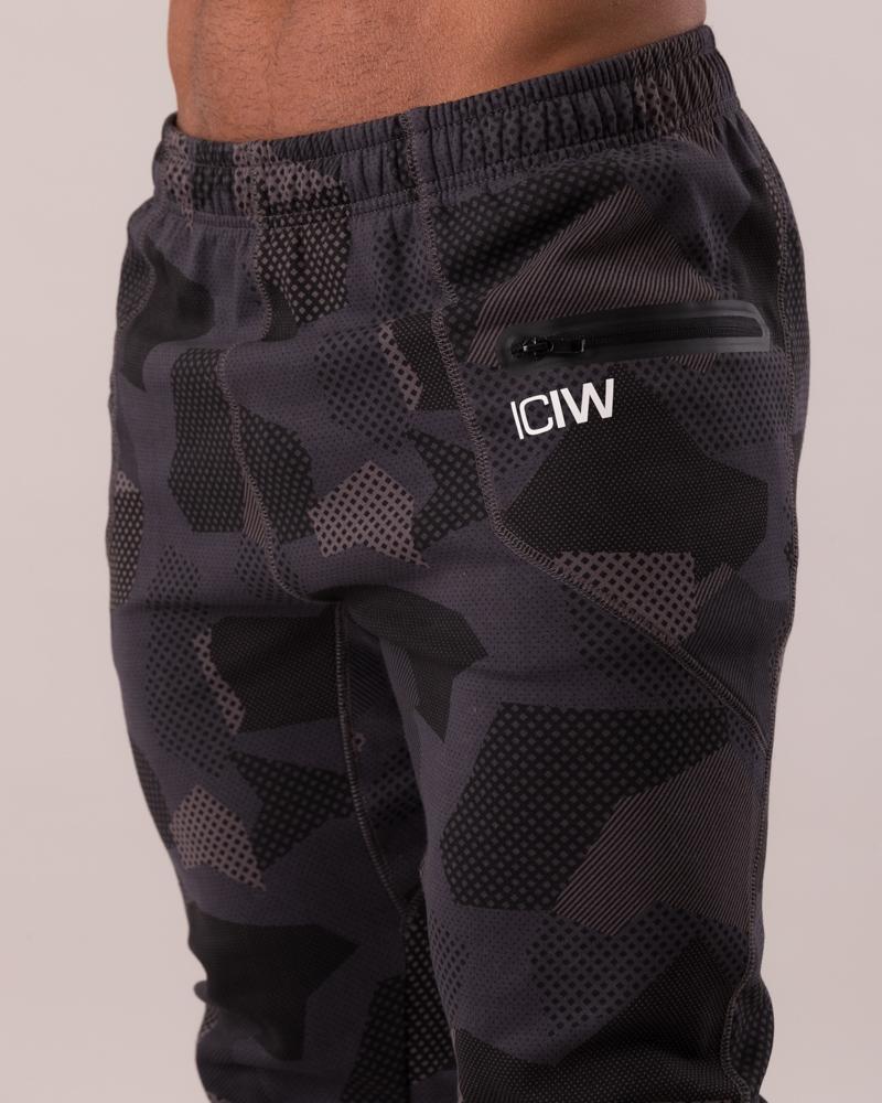 ICIW Camo Pants - Camo Black - Urban Gym Wear
