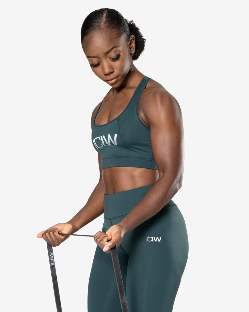 ICIW Classic Sports Bra - Hunter Green – Urban Gym Wear