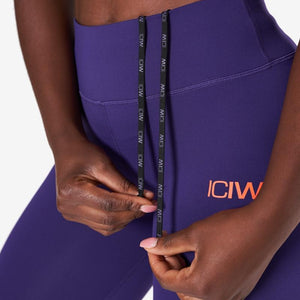 ICIW Classic Tights 7-8 - Deep Purple - Urban Gym Wear