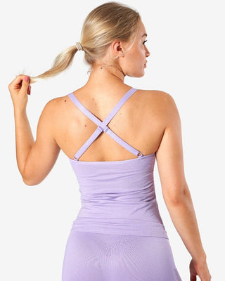 ICIW Dynamic Seamless Tank Top - Light Lilac - Urban Gym Wear