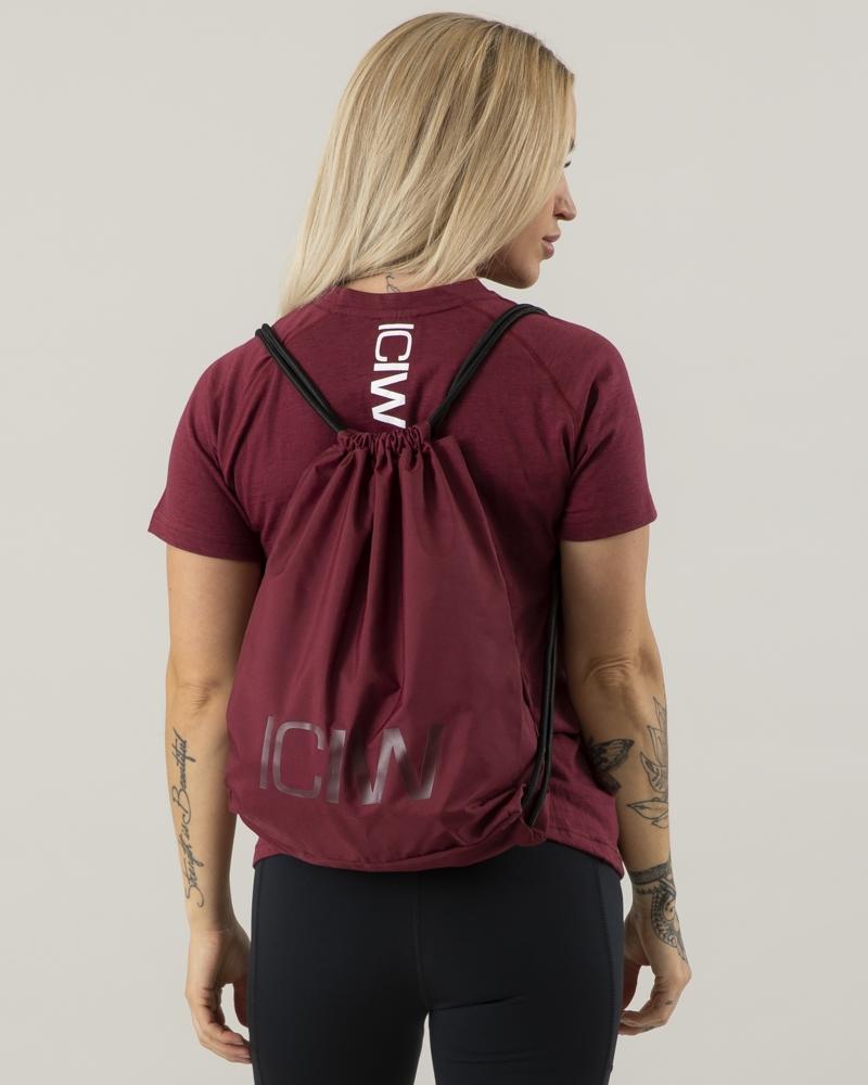 ICIW Gym Bag - Burgundy - Urban Gym Wear