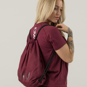 ICIW Gym Bag - Burgundy - Urban Gym Wear