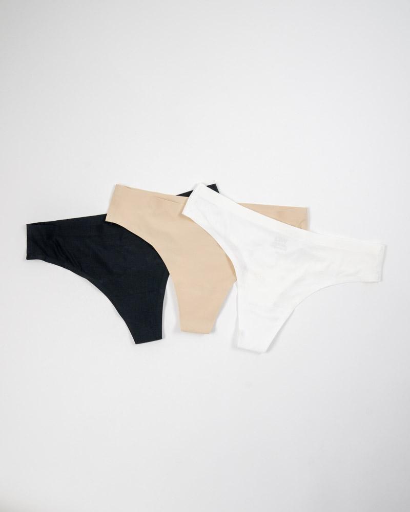 Invisible Brief, Nude 3 Pack