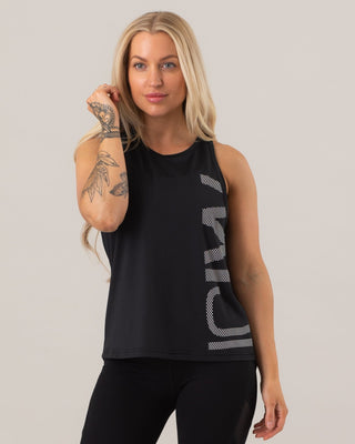ICIW Loose Cut Tank Top - Black - Urban Gym Wear