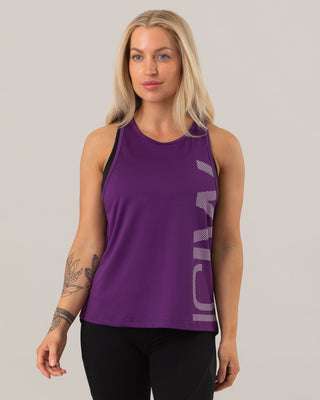 ICIW Loose Cut Tank Top - Purple - Urban Gym Wear