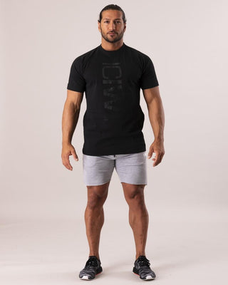 ICIW Oversized T-Shirt - Black - Urban Gym Wear