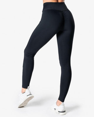 ICIW Scrunch Tights - Black - Urban Gym Wear