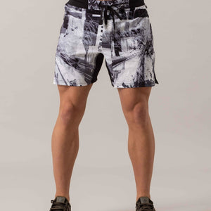 ICIW Shorts Timeless - Black-White - Urban Gym Wear