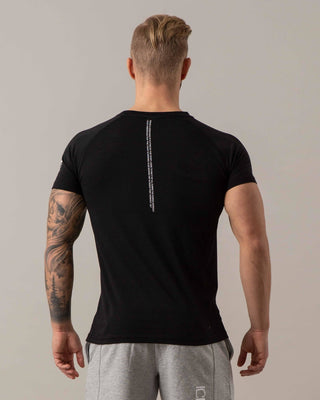 ICIW Split Print Tri-Blend T-Shirt - Black - Urban Gym Wear