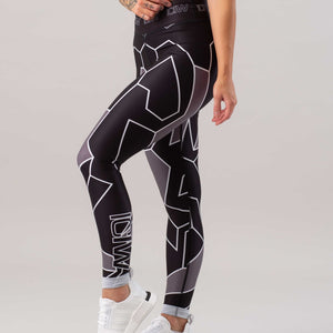 ICIW Tights - Camo-Black - Urban Gym Wear