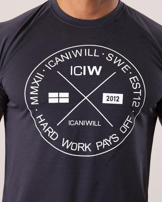 ICIW Training T-Shirt - Graphite - Urban Gym Wear