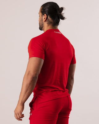 ICIW Training T-Shirt - Red - Urban Gym Wear