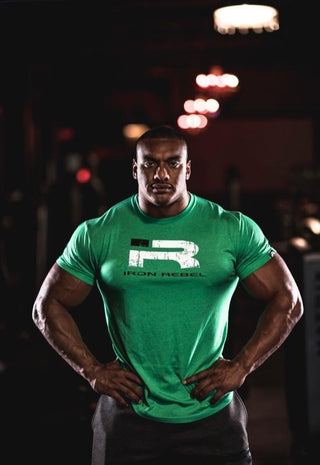 Iron Rebel Forged T-Shirt - Kelly Green LTD Edition - Urban Gym Wear