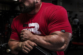 Iron Rebel Forged Tee - Red - Urban Gym Wear