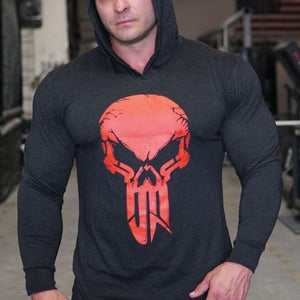 Iron Rebel Prep Mode Hooded Sweatshirt - Black-Red - Urban Gym Wear