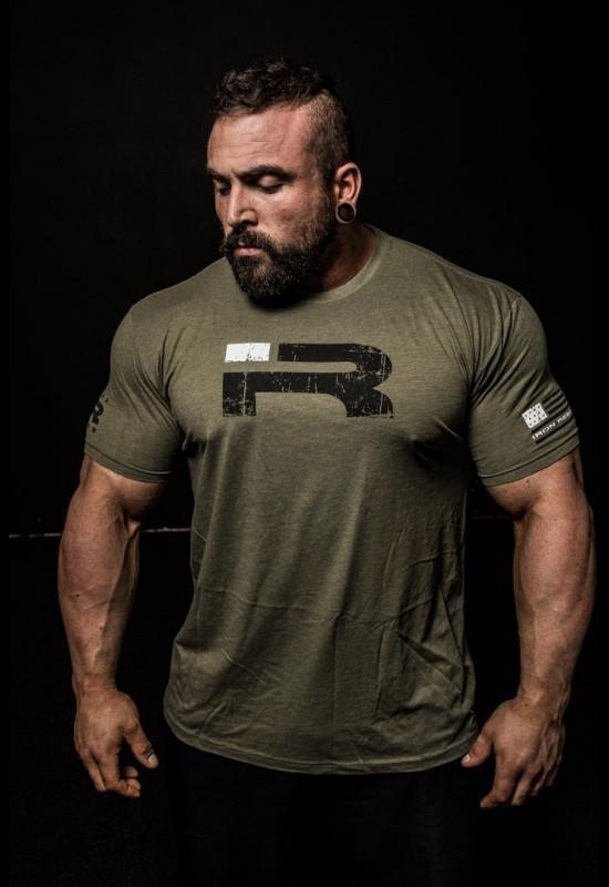 Iron Rebel Ready For War Shirt - Army Green - Urban Gym Wear