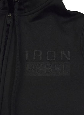 Iron Rebel Rogue Zip Hoodie - Black - Urban Gym Wear