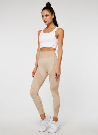 Jerf Bonita Seamless Leggings - Beige - Urban Gym Wear