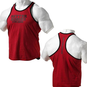 Better Bodies Jersey Gym Tank - Jester Red