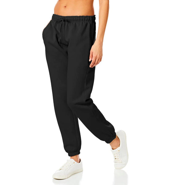 Sweat Pants Womens Black Oversized Joggers Light Shade Ladies