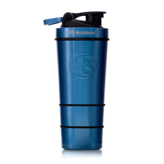 Metalshake Shaker 600ml - Mustang Blue - Urban Gym Wear