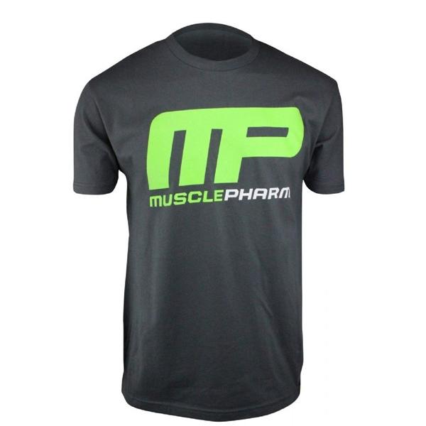 Muscle Pharm Logo Tee - Black - Urban Gym Wear