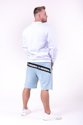 Nebbia Be Rebel! Shorts 150 - Light Blue - Urban Gym Wear