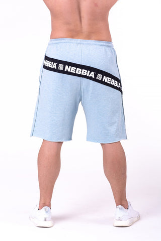 Nebbia Be Rebel! Shorts 150 - Light Blue - Urban Gym Wear