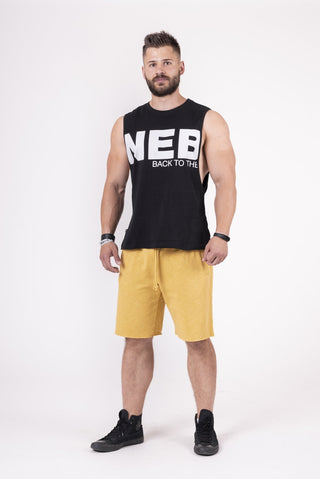 Nebbia Be Rebel! Shorts 150 - Mustard - Urban Gym Wear