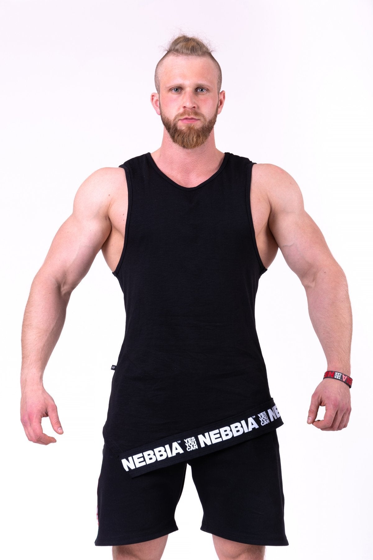 Nebbia Be Rebel! Singlet 141 - Black - Urban Gym Wear