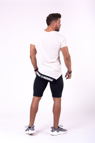 Nebbia Be Rebel! T-Shirt 140 - Light Brown - Urban Gym Wear