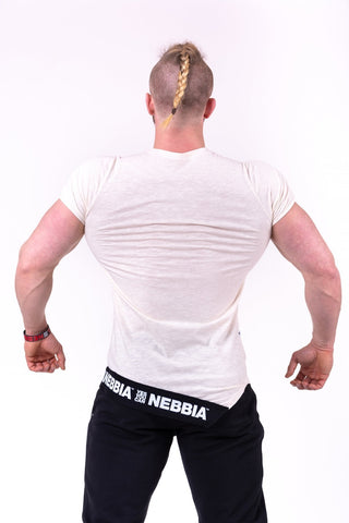 Nebbia Be Rebel! T-Shirt 140 - Light Brown - Urban Gym Wear