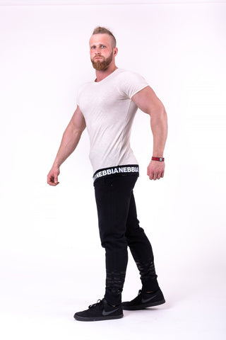 Nebbia Be Rebel! T-Shirt 140 - Light Brown - Urban Gym Wear