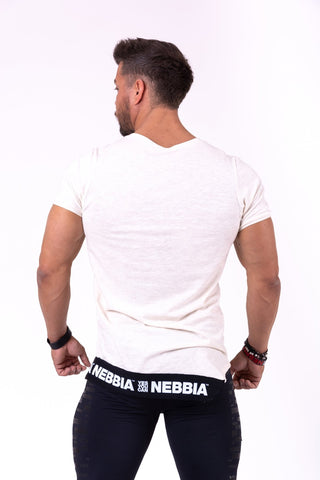 Nebbia Be Rebel! T-Shirt 140 - Light Brown - Urban Gym Wear