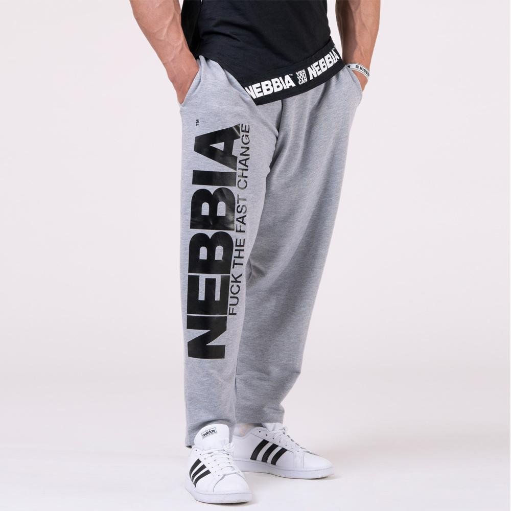 Nebbia Beast Mode On Iconic Sweatpants 186 Grey Urban Gym Wear