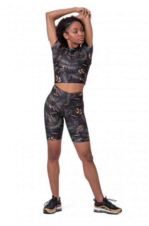 Nebbia Biker Shorts Active Black 569 - Volcanic Black - Urban Gym Wear