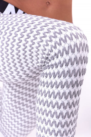 Nebbia Boho Style 3D Pattern Leggings 658 - Light Grey - Urban Gym Wear