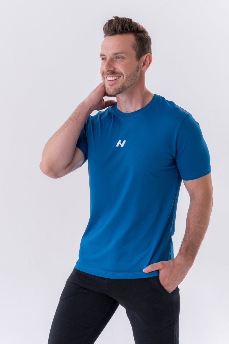 Nebbia Classic T-Shirt Reset 327 - Blue - Urban Gym Wear