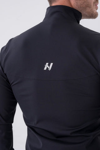 Nebbia Control Sporty Zipper Jacket with Side Pockets 332 - Black - Urban Gym Wear