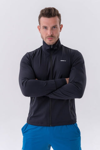 Nebbia Control Sporty Zipper Jacket with Side Pockets 332 - Black - Urban Gym Wear
