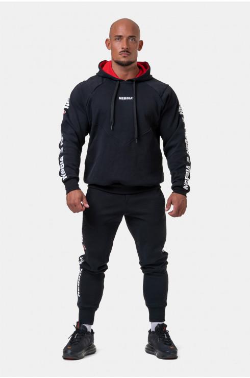 black short leggings for men Nebbia olympia
