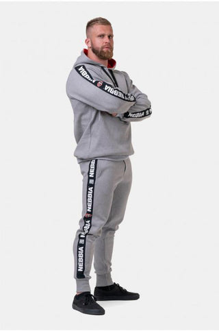 Nebbia Golden Era Sweatpants 196 - Light Grey - Urban Gym Wear