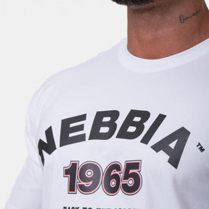 Nebbia Golden Era T-Shirt 192 - White - Urban Gym Wear