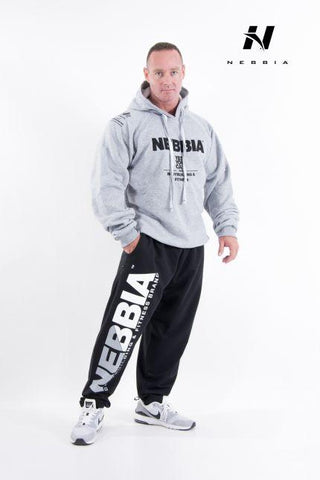 Nebbia Hardcore Fitness Sweatpants 310 - Black - Urban Gym Wear