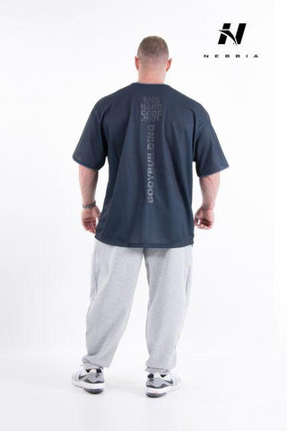 Nebbia Hardcore Fitness Sweatpants 310 - Light Grey - Urban Gym Wear
