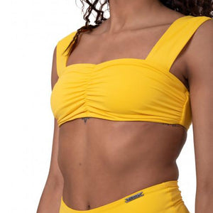 Nebbia High-Energy Bikini Top 553- Yellow - Urban Gym Wear