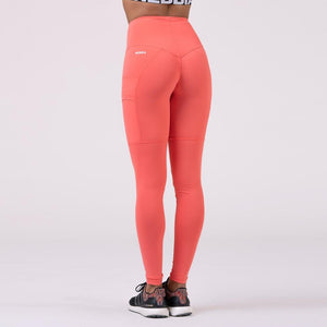 Nebbia High Waist Fit & Smart Leggings 505 - Peach - Urban Gym Wear